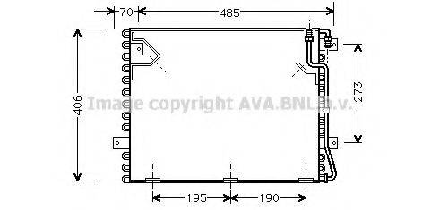 AVA QUALITY COOLING BW5182 Конденсатор, кондиціонер