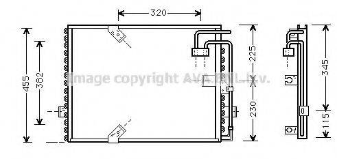 AVA QUALITY COOLING BW5187 Конденсатор, кондиціонер