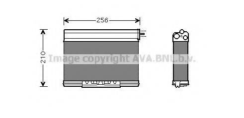 AVA QUALITY COOLING BW6261 Теплообмінник, опалення салону