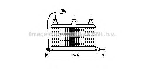 AVA QUALITY COOLING BW6352 Теплообмінник, опалення салону