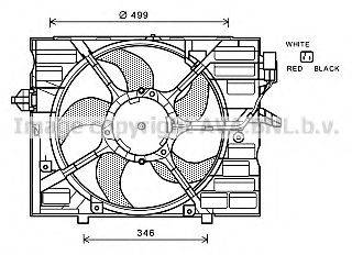 AVA QUALITY COOLING BW7530 Вентилятор, охолодження двигуна