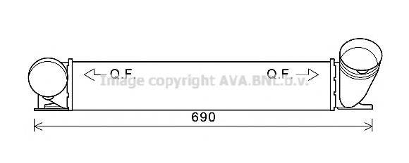 AVA QUALITY COOLING BWA4482 Інтеркулер