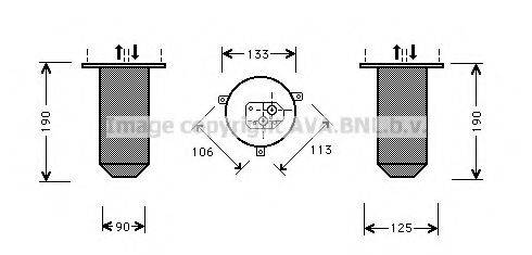 AVA QUALITY COOLING BWD216 Осушувач, кондиціонер