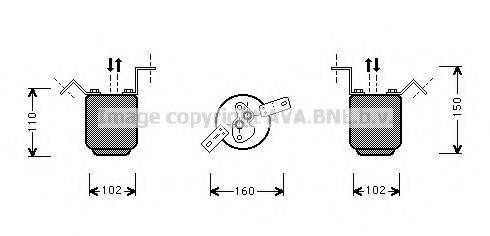 AVA QUALITY COOLING BWD225 Осушувач, кондиціонер