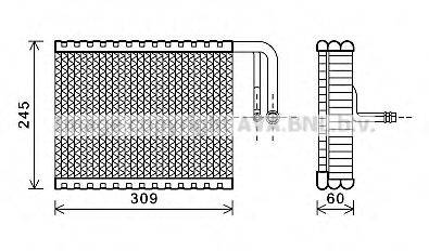 AVA QUALITY COOLING BWV440 Випарник, кондиціонер