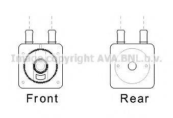 AVA QUALITY COOLING CN3287 Олійний радіатор, автоматична коробка передач