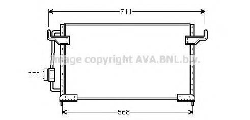 AVA QUALITY COOLING CN5085 Конденсатор, кондиціонер