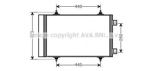 AVA QUALITY COOLING CN5263D Конденсатор, кондиціонер