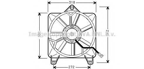 AVA QUALITY COOLING CN7512 Електродвигун, вентиляція салону