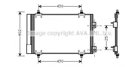 AVA QUALITY COOLING CNA5283D Конденсатор, кондиціонер