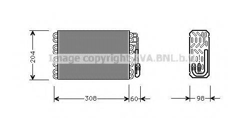 AVA QUALITY COOLING CNV015 Випарник, кондиціонер