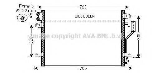 AVA QUALITY COOLING CR5106 Конденсатор, кондиціонер