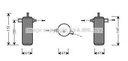 AVA QUALITY COOLING CRD044 Осушувач, кондиціонер