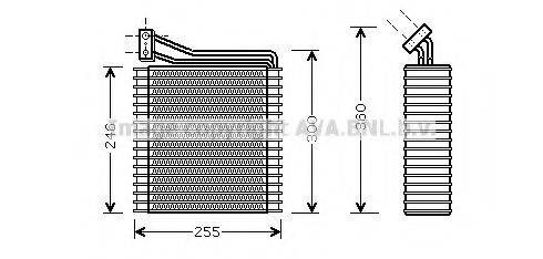 AVA QUALITY COOLING CRV089 Випарник, кондиціонер