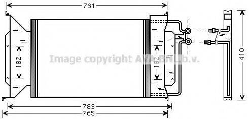 AVA QUALITY COOLING CT5028 Конденсатор, кондиціонер