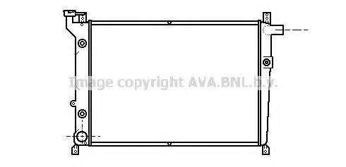 AVA QUALITY COOLING DN2099 Радіатор, охолодження двигуна