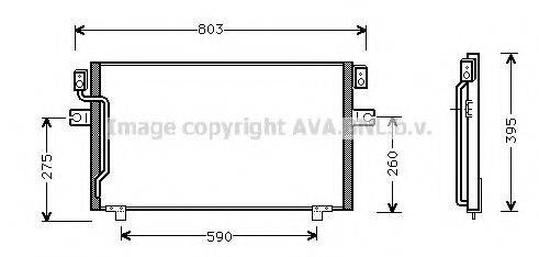 AVA QUALITY COOLING DN5160 Конденсатор, кондиціонер