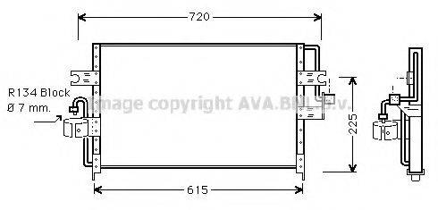 AVA QUALITY COOLING DN5166 Конденсатор, кондиціонер