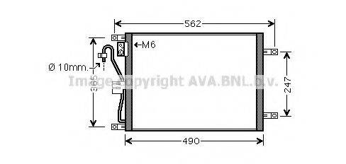 AVA QUALITY COOLING DN5252 Конденсатор, кондиціонер