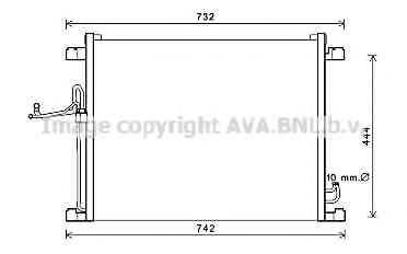 AVA QUALITY COOLING DN5392 Конденсатор, кондиціонер