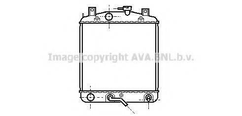 AVA QUALITY COOLING DU2011 Радіатор, охолодження двигуна