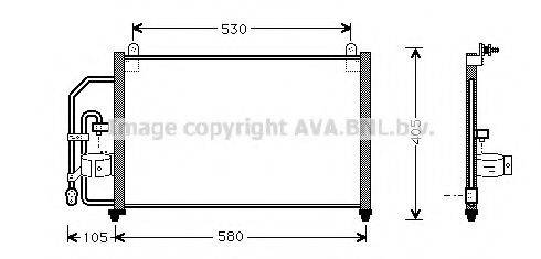 AVA QUALITY COOLING DW5012 Конденсатор, кондиціонер