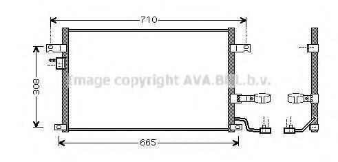 AVA QUALITY COOLING DW5056D Конденсатор, кондиціонер