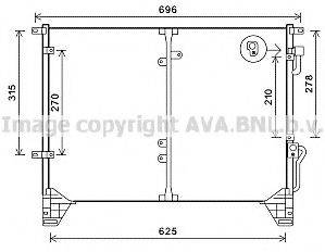 AVA QUALITY COOLING DW5115 Конденсатор, кондиціонер