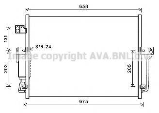 AVA QUALITY COOLING DW5118D Конденсатор, кондиціонер