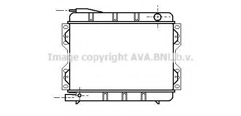 AVA QUALITY COOLING FD2028 Радіатор, охолодження двигуна