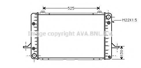 AVA QUALITY COOLING FD2053 Радіатор, охолодження двигуна