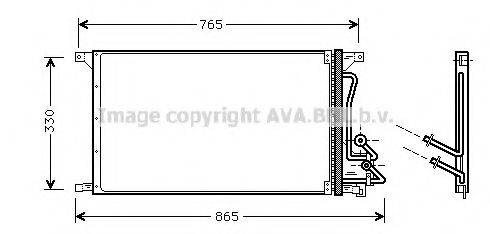 AVA QUALITY COOLING FD5304 Конденсатор, кондиціонер