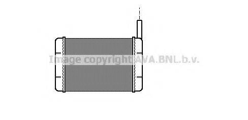 AVA QUALITY COOLING FD6129 Теплообмінник, опалення салону