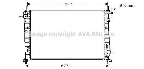 AVA QUALITY COOLING FDA2266 Радіатор, охолодження двигуна