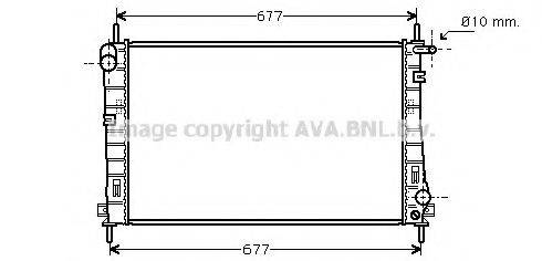 AVA QUALITY COOLING FDA2336 Радіатор, охолодження двигуна