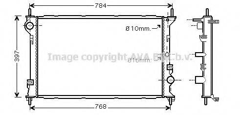 AVA QUALITY COOLING FDA2382 Радіатор, охолодження двигуна