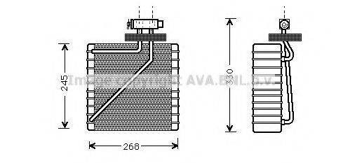 AVA QUALITY COOLING FDV271 Випарник, кондиціонер