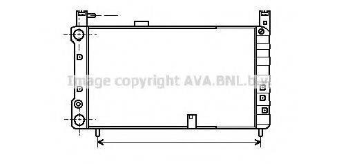 AVA QUALITY COOLING FT2054 Радіатор, охолодження двигуна