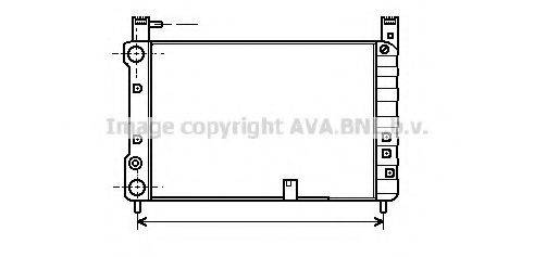 AVA QUALITY COOLING FT2055 Радіатор, охолодження двигуна