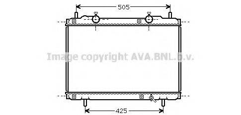 AVA QUALITY COOLING FT2167 Радіатор, охолодження двигуна