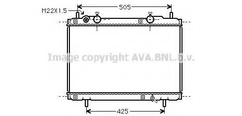 AVA QUALITY COOLING FT2184 Радіатор, охолодження двигуна