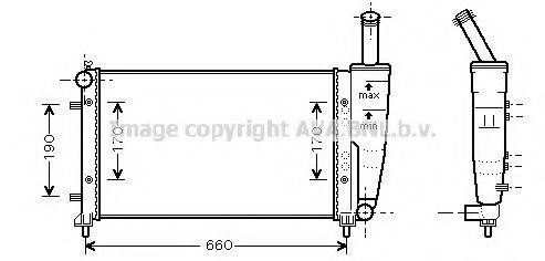 AVA QUALITY COOLING FTA2290 Радіатор, охолодження двигуна