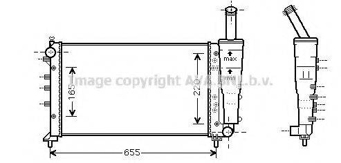 AVA QUALITY COOLING FTA2299 Радіатор, охолодження двигуна