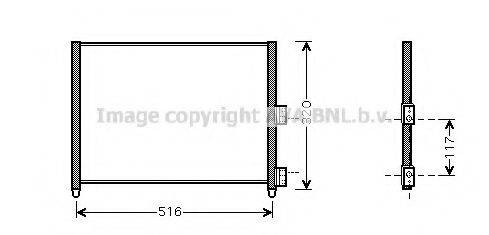 AVA QUALITY COOLING FTA5303 Конденсатор, кондиціонер