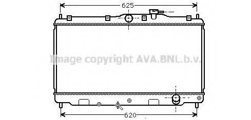 AVA QUALITY COOLING HD2010 Радіатор, охолодження двигуна