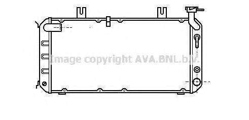 AVA QUALITY COOLING HD2028 Радіатор, охолодження двигуна