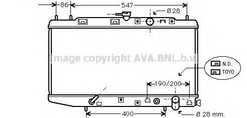 AVA QUALITY COOLING HD2064 Радіатор, охолодження двигуна