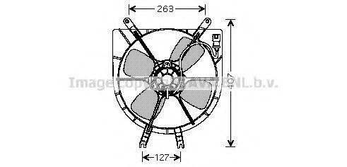 AVA QUALITY COOLING HD7505 Вентилятор, охолодження двигуна