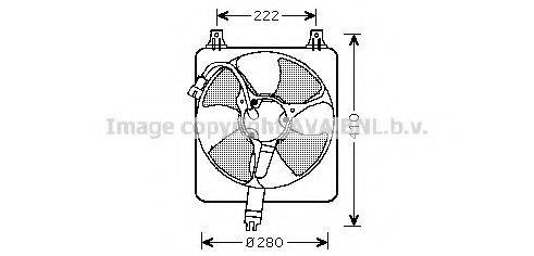 AVA QUALITY COOLING HD7528 Вентилятор, охолодження двигуна