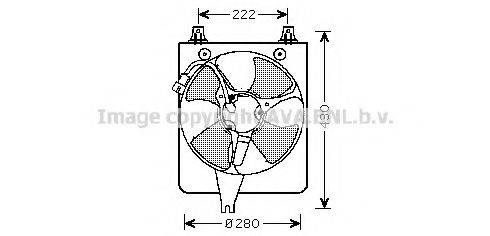 AVA QUALITY COOLING HD7529 Вентилятор, охолодження двигуна